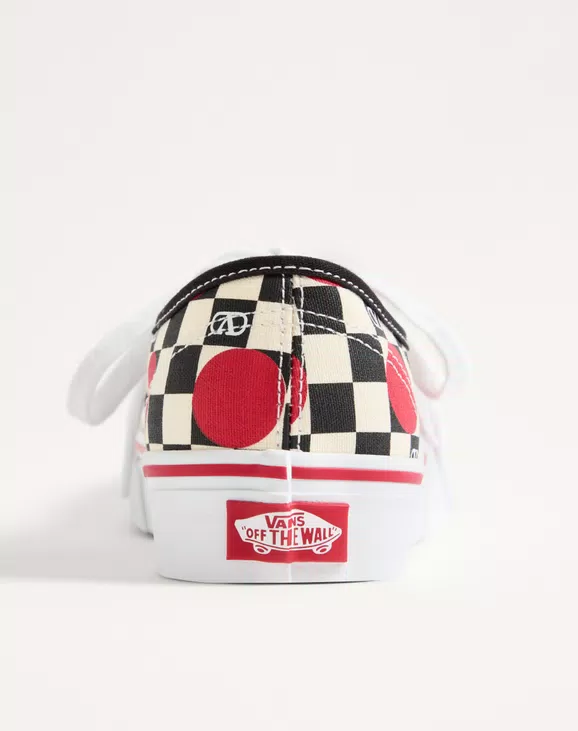 Valentino Valentino Garavani And Vans Low-Top Trainer In Fabric With VLogo Checkerboard Print And Polka Dot Detail - Image 2